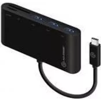 UC3ACR, USB Type-C, USB 3.2 Gen 1 3.1 Gen 1, melns, 5 Gbit/s