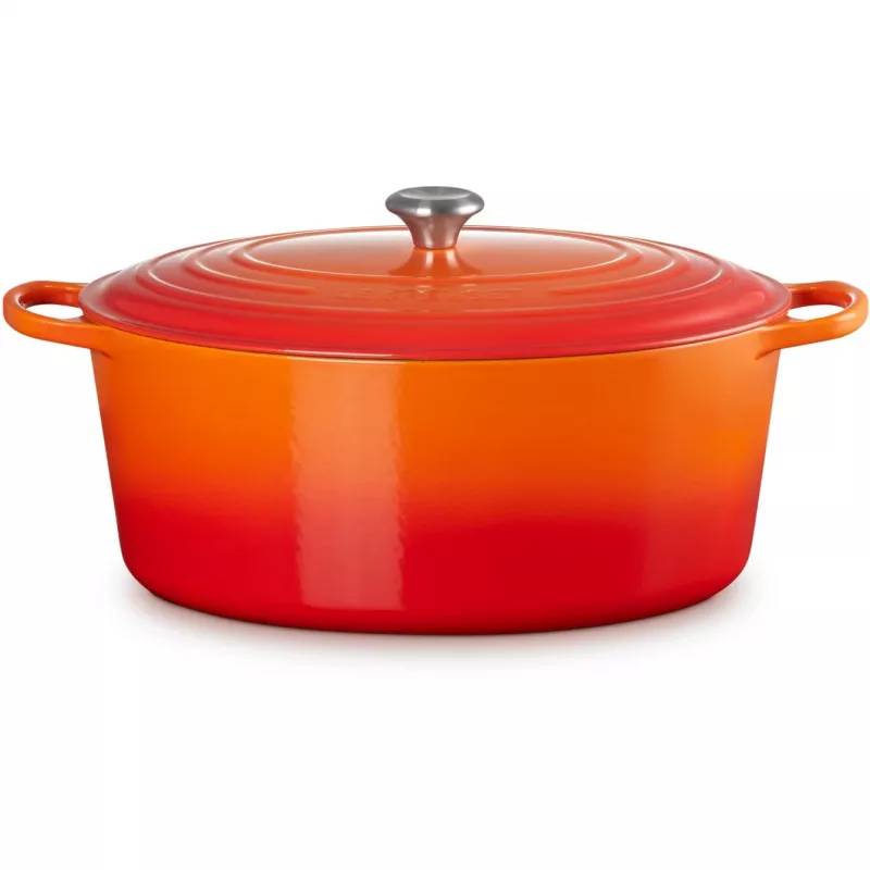 Le Creuset Signature cepeškrāsns trauks ovāls 40 cm krāsns sarkans (21178400902430)
