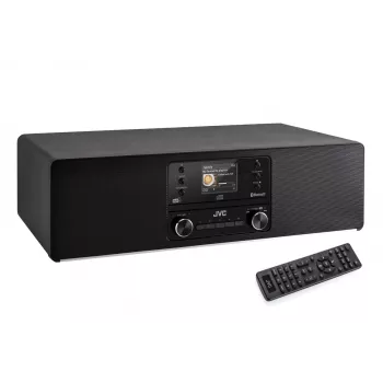 JVC RD-E984B - Viss-vienā mini tornis, melns