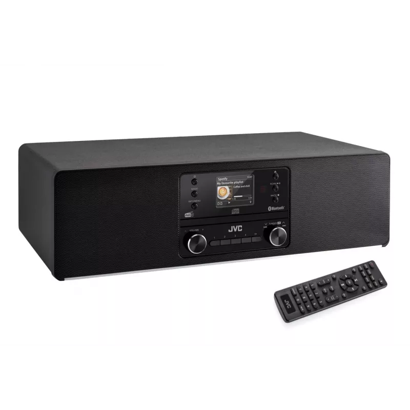 JVC RD-E984B - Viss-vienā mini tornis, melns