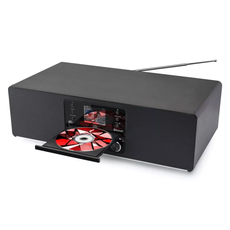 JVC RD-E984B - Viss-vienā mini tornis, melns