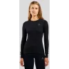 Odlo BL TOP apkakle ar garām piedurknēm ACTIVE WARM ECO sieviešu T-krekls, S izmērs, melns