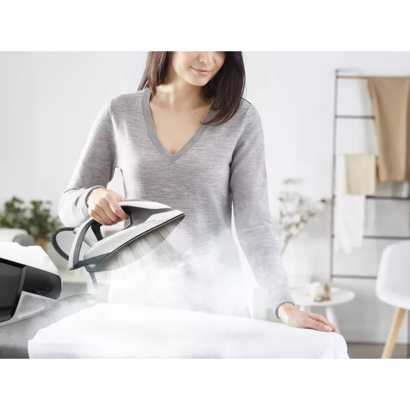 Tefal Express Power SV8130 2800 W 1.8 L Durilium AirGlide Autoclean zole Melns, Balts