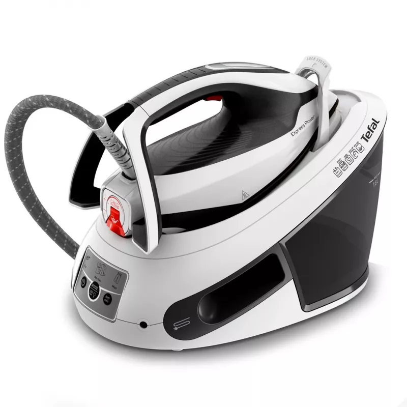 Tefal Express Power SV8130 2800 W 1.8 L Durilium AirGlide Autoclean zole Melns, Balts