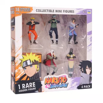 Naruto Shippuden figūriņas - 6 gab. Deluxe Edition VER. B