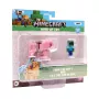 Minecraft S2 3D WIND-UP rotaļlieta - mazuļa zombijs un cūka