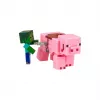 Minecraft S2 3D WIND-UP rotaļlieta - mazuļa zombijs un cūka