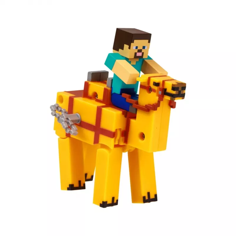 Minecraft S2 3D WIND-UP rotaļlieta - Stīvs un kamielis