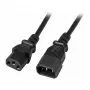 EFB-Elektronik IEC strāvas pagarinātāja kabelis C14 180° - C13 180°, melns, 0,5 m, 3 x 0,75 mm² Ražotājs: EFB Elektronik (EK503.0,5)