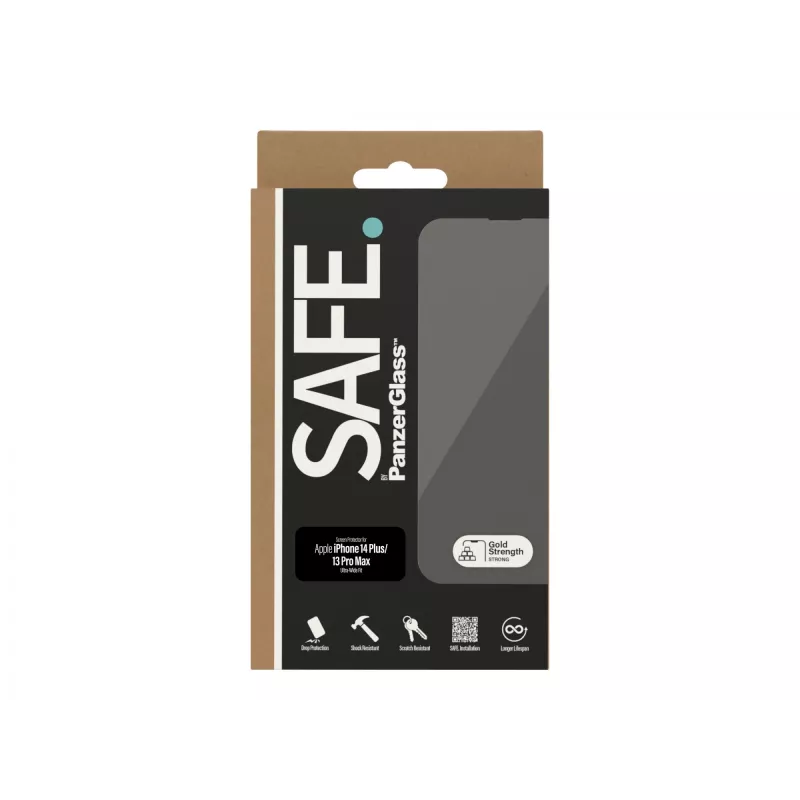 SAFE by PanzerGlass ekrāna aizsargs Apple iPhone 14 Plus | 13 Pro Max | Ultra-Wide Fit | PanzerGlass