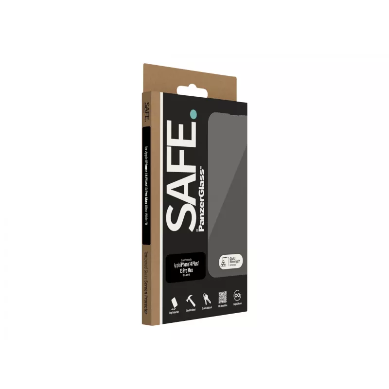 SAFE by PanzerGlass ekrāna aizsargs Apple iPhone 14 Plus | 13 Pro Max | Ultra-Wide Fit | PanzerGlass