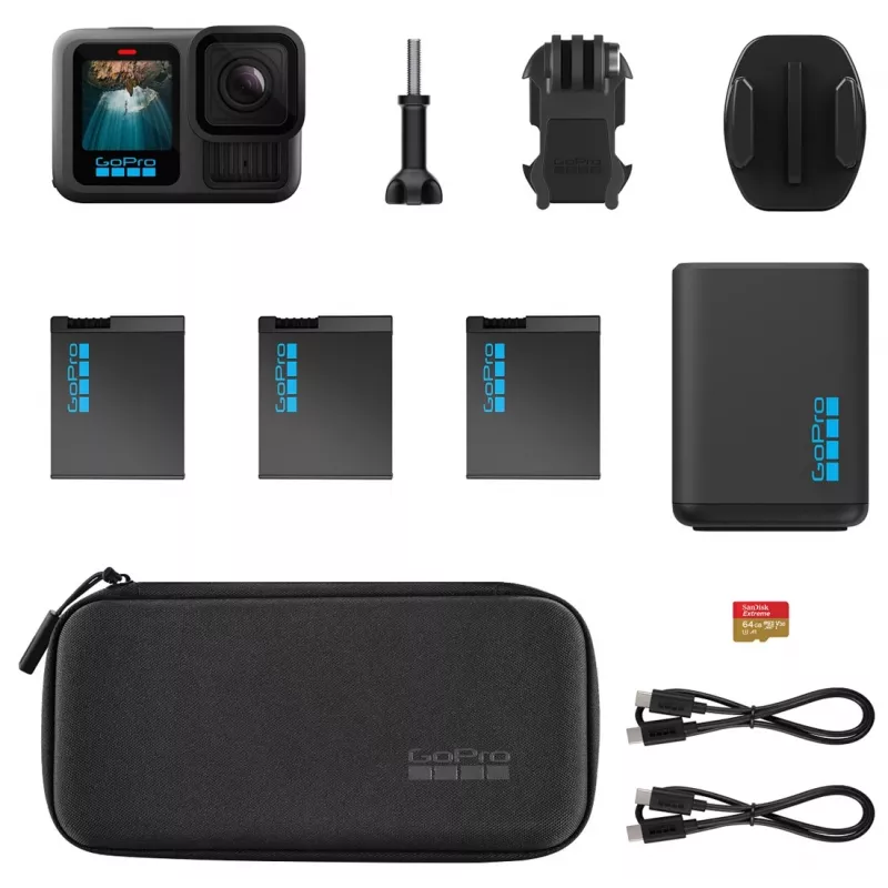 GoPro Hero 13 Extended Power Bundle - Melns (CHDRB-134-RW)