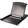 ATEN CL5708MW FR KVM slēdzis 8 portu 17.3 collu LCD SingleRail PS/2-USB VGA