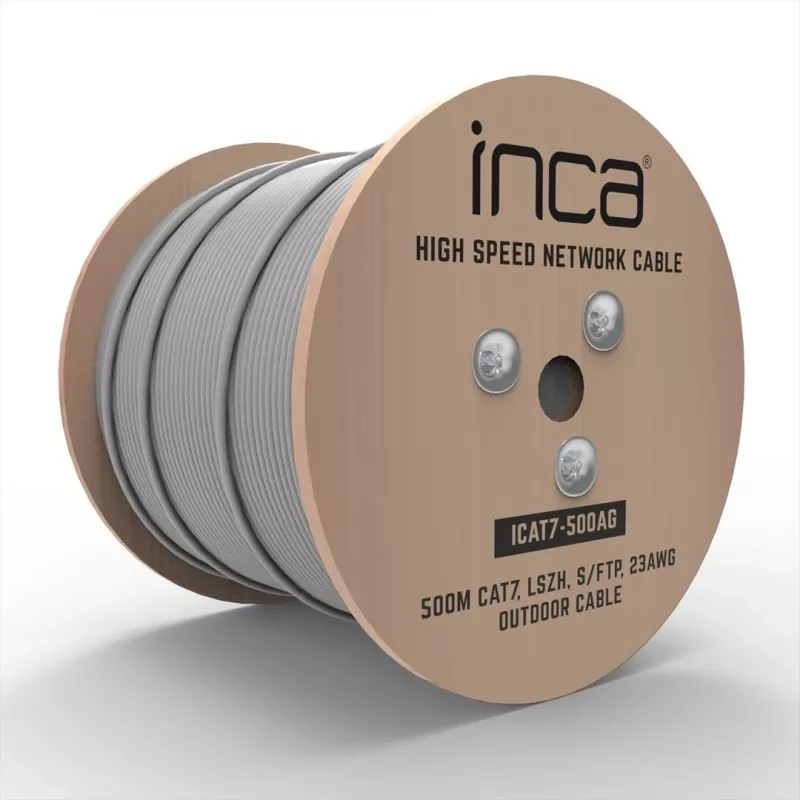 INCA Ethernet kabelis ICAT7-500AG S/FTP1 23 AWG CAT7 kabelis 500M - kabelis - tīkla