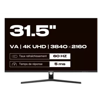 JAPANNEXT 4K UHD monitors 80 cm (31,5) 3840x2160 pikseļi, VA panelis, 5 ms, 60 Hz, AMD FreeSync, HDMI, DisplayPort (JN-V315UHDR)