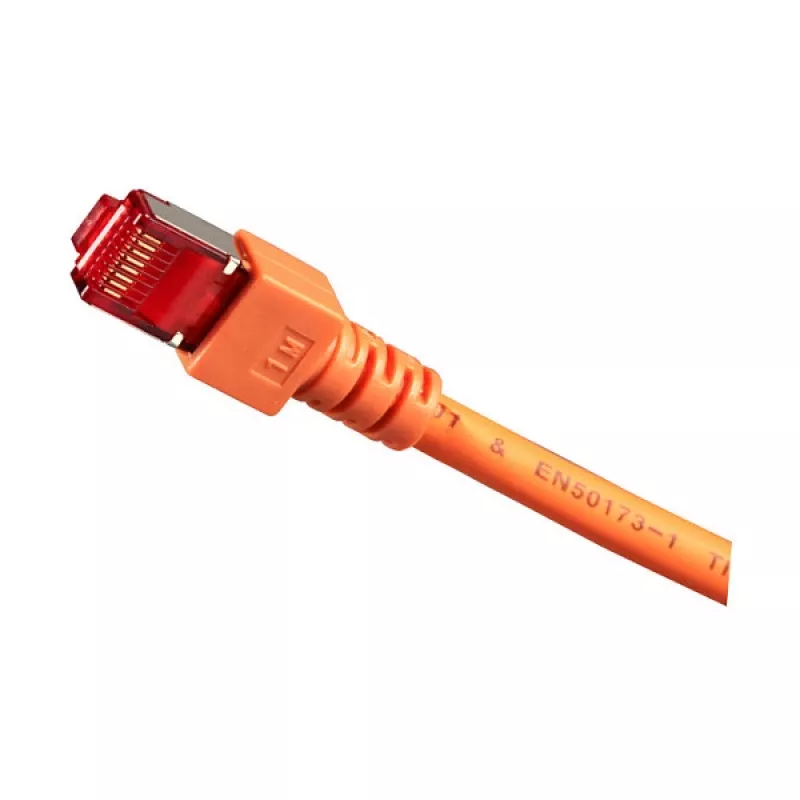 EFB-Elektronik RJ45 komutācijas kabelis Cat.6 S/FTP LSZH oranžs 0,15 m Ražotājs: EFB Elektronik (K5516.0,15)