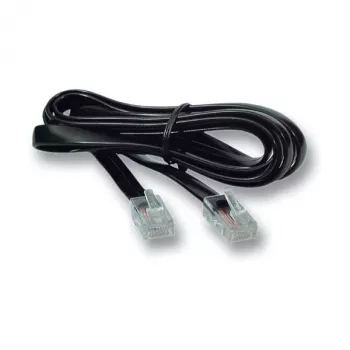 EFB-Elektronik Modular kabelis melns, 2 x RJ10 (4/4) spraudnis, 1:1, 0,5 m Ražotājs: EFB Elektronik (K2402SW.050)