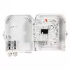 FTTH IP65 savienojuma kārba 16 šķiedrām, 8 sadalītājiem un šķiedru rezerves uzglabāšanai Ražotājs: EFB-Elektronik (FTTH-BOX-OUT-2)