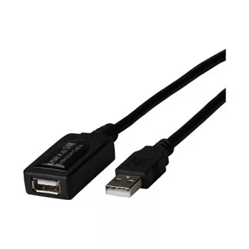 EFB-Elektronik USB2.0 aktīvais atkārtotāja kabelis 5 m, USB-A ligzda uz USB-A spraudnis