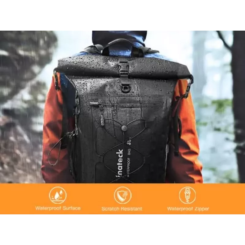Inateck piezīmjdatora mugursoma BP06001 melna 30-35L