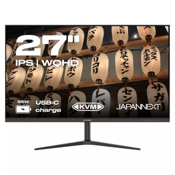 JAPANNEXT JN-IPS27WQHDR-C65W 16:9 HDMI/DP WQHD - Plakanā ekrāna monitors (TFT/LCD)