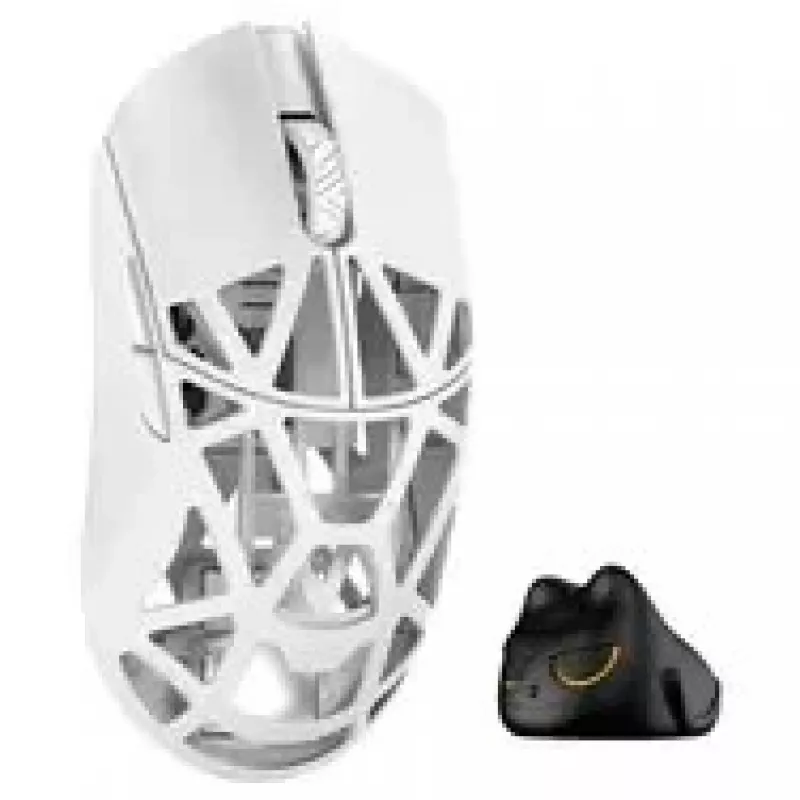 WLMouse Beast X Pro Solid Sides Gaming Maus Omron Optical Switches (MPRO-SHIXIN-WHITE-O)