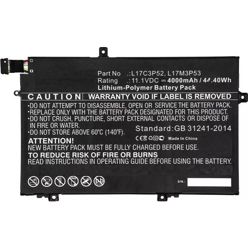 CoreParts MBXLE-BA0130 - akumulators - Lenovo - 20LS0015UK - 20LS0016MH - 20LS001WAU - 20LSS09C00 - ThinkPad L480 - ThinkPad L (MBXLE-BA0130)