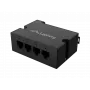 Slēdzis Lanberg DIN-FE4-AT-30W 1XIN 3X Out 100MB POE pagarinātājs Fast Ethernet Din Rail AT 30W