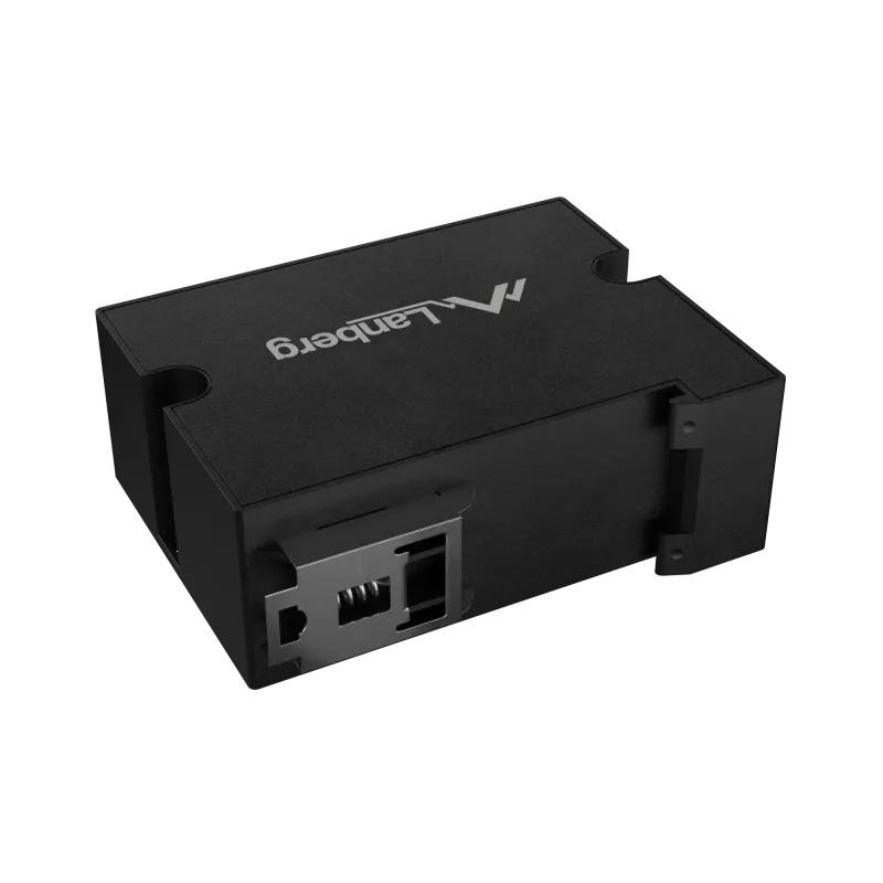 Slēdzis Lanberg DIN-FE4-AT-30W 1XIN 3X Out 100MB POE pagarinātājs Fast Ethernet Din Rail AT 30W