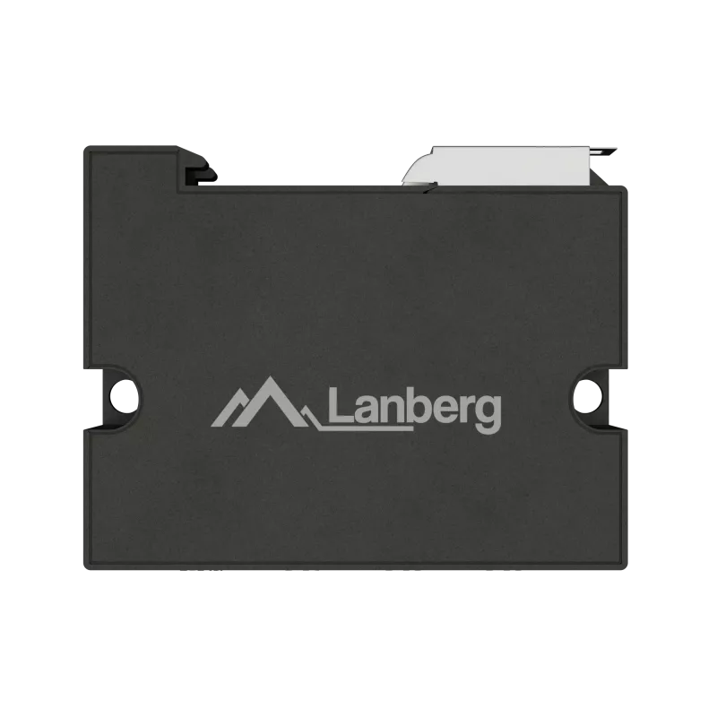 Slēdzis Lanberg DIN-FE4-AT-30W 1XIN 3X Out 100MB POE pagarinātājs Fast Ethernet Din Rail AT 30W