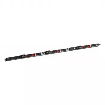 Strāvas sadales bloks Bachmann BN ESSENTIAL ar mērītāju ar 24×IEC C13, 6×CEE 7/3, 6×LS, 3,0 m CEE 32/5p kabeli