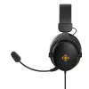 Deltaco GAM-190 Gaming Headset Proteinleder 3,5 mm Kabel schwarz