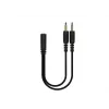 Deltaco GAM-190 Gaming Headset Proteinleder 3,5 mm Kabel schwarz
