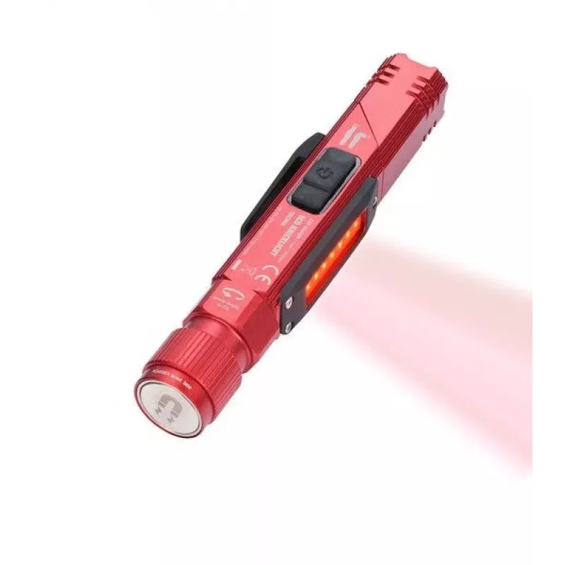TROIKA Kabatas lukturītis ECO KNICKLICHT Sarkans (TOR55/RD)