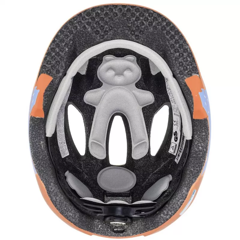 Bērnu velosipēdu ķivere UVEX Oyo Style – izmērs 50–54 cm, krāsa Monster Papaya (matēta)