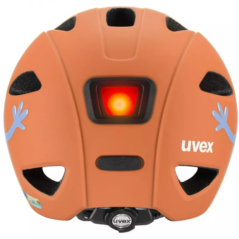 Bērnu velosipēdu ķivere UVEX Oyo Style – izmērs 50–54 cm, krāsa Monster Papaya (matēta)