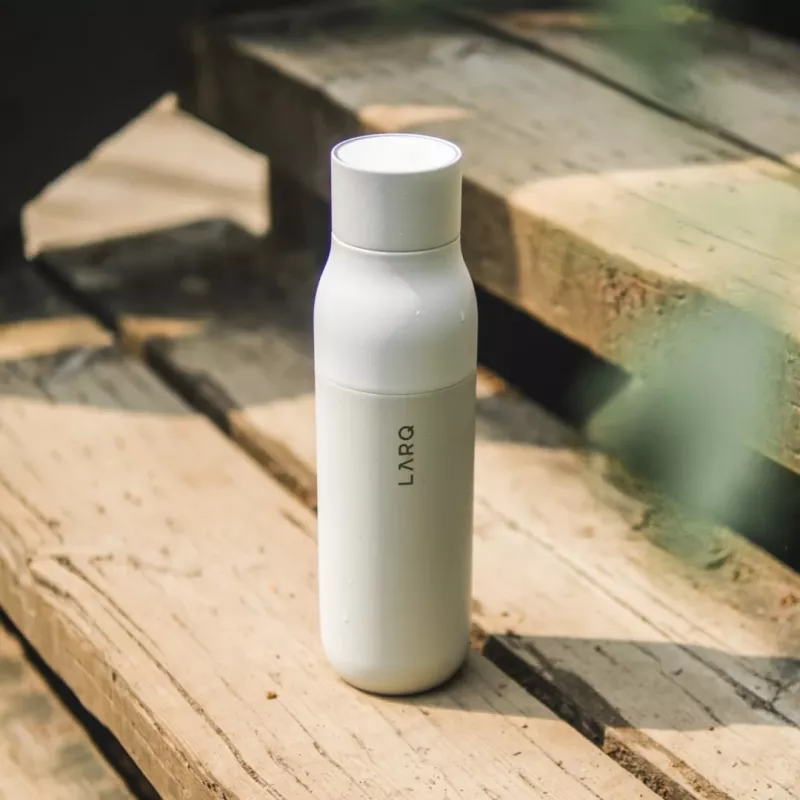 LARQ Bottle PureVis - samoczyszcząca butelka, światło UV-C 500ml (granite white)