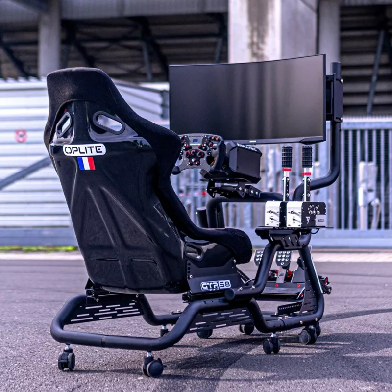 OPLITE Cockpit GTR S8 Infinity Melns retail (Freight Delivery)