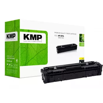 KMP Toneris HP 207A dzeltens 1250 lpp atjaunots (2558,0009)