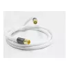 Antenas vads SmartFLEX, IEC/Koax spraudnis un ligzda, apzeltīts, četrkārt ekranēts, ekranējuma novērtējums 120dB, balts, 1,5m, Good Connections® (GC-M2042)