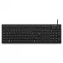 MediaRange kabelgeb. Higiēnas tastatūra, QWERTZ, IP68, 1,5 m, melna