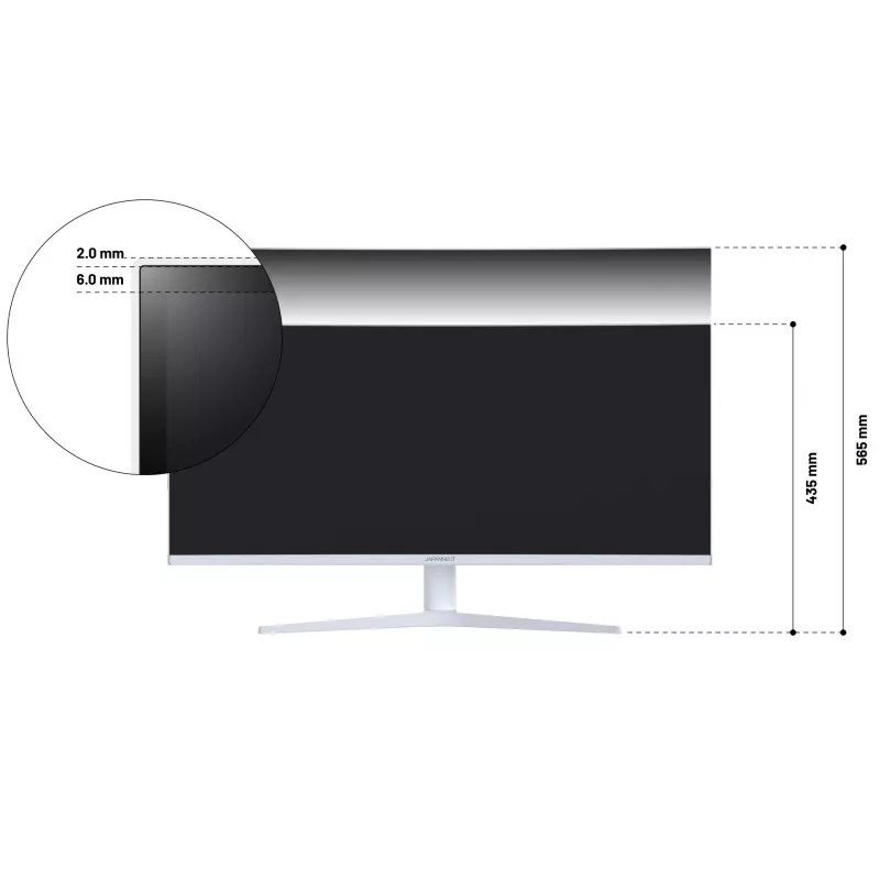 JAPANNEXT JN-IPS340UWQHD60C-C65W-HS-W izliekts UWQHD