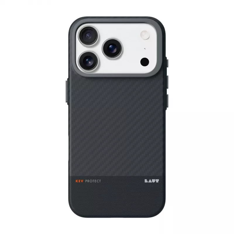 Laut Kev Protect - futrālis ar statīvu iPhone 17 Pro, saderīgs ar MagSafe (melns)