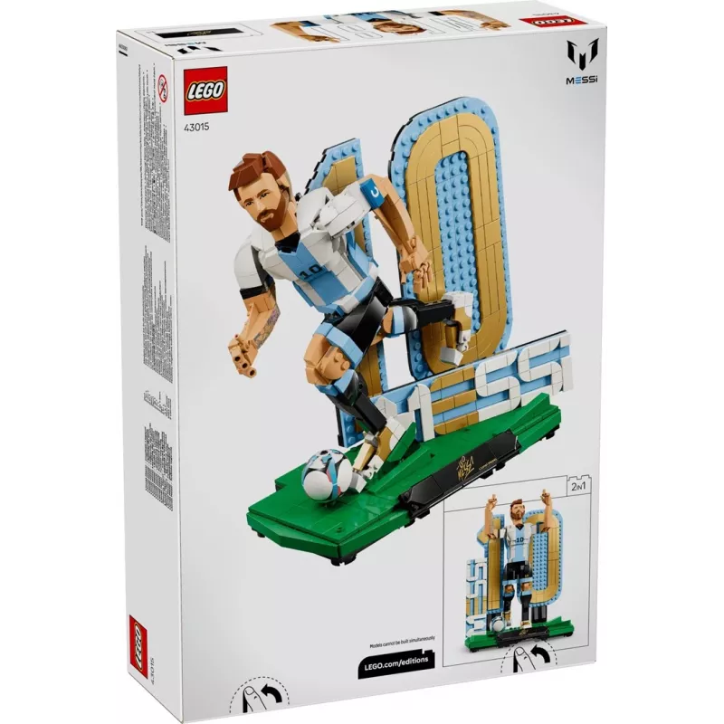 LEGO Editions Sports 43015 Lionels Mesi — futbola leģenda