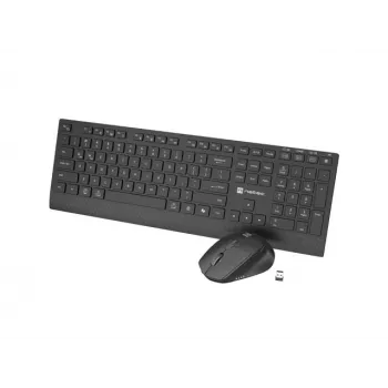 Komplekts 2v1 Natec Stingray 2 tastatūra+pele US bezvadu noliecams ritenītis
