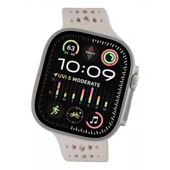 Decoded Silicone Ares O Band - Silikona siksniņa Apple Watch 44/46/49 mm (mālu krāsa)