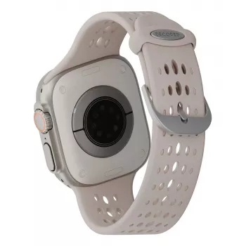 Decoded Silicone Ares O Band - Silikona siksniņa Apple Watch 44/46/49 mm (mālu krāsa)