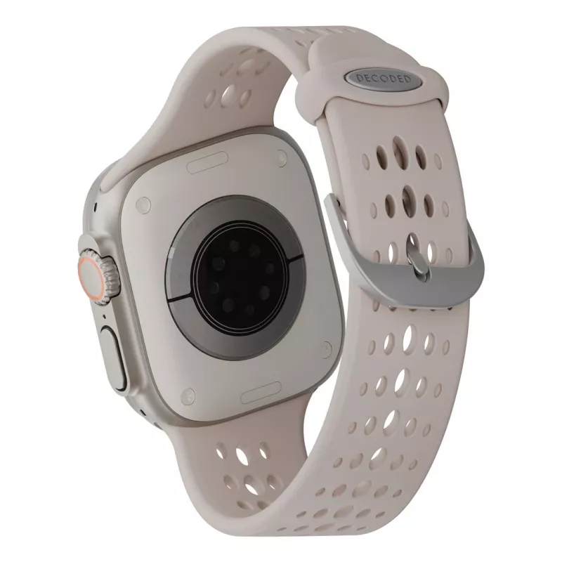 Decoded Silicone Ares O Band - Silikona siksniņa Apple Watch 44/46/49 mm (mālu krāsa)