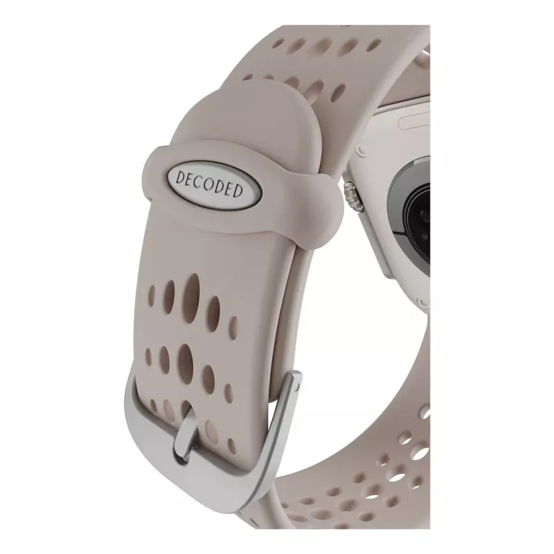 Decoded Silicone Ares O Band - Silikona siksniņa Apple Watch 44/46/49 mm (mālu krāsa)