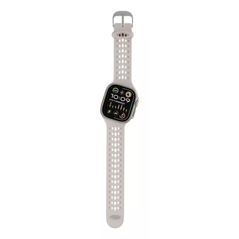 Decoded Silicone Ares O Band - Silikona siksniņa Apple Watch 44/46/49 mm (mālu krāsa)